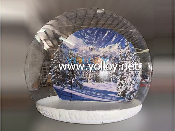 Inflatable Christmas Snow Globe Tent