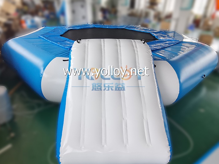 Water bouncer trampoline combo slide