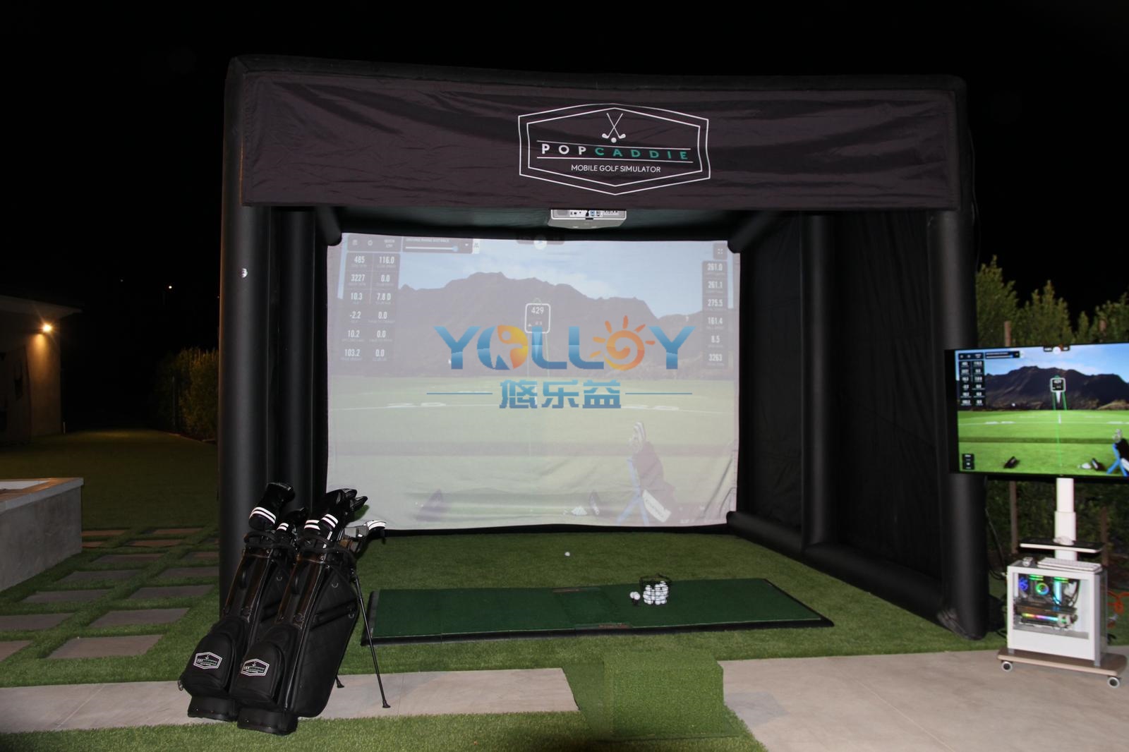 Inflatable Sport Simulators Enclosure Tent For Baseball Practice