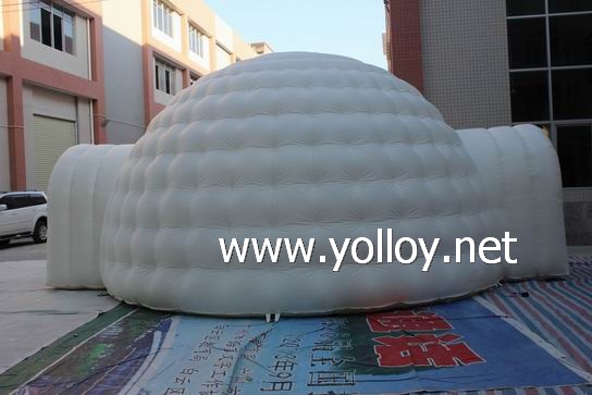 Outdoor instant inflatable party shelter igloo tent