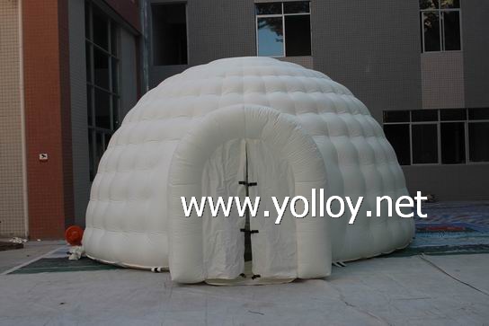 Outdoor instant inflatable party shelter igloo tent