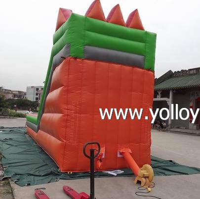 Colorful for steeple in fairy tale inflatable slide