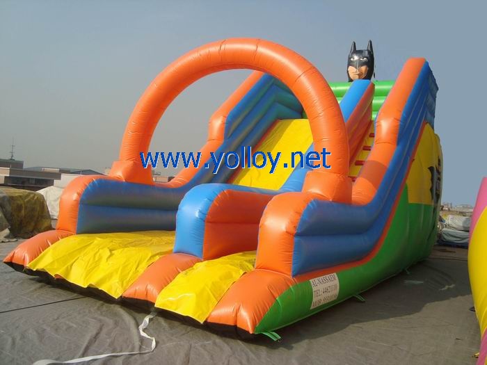 Outdoor batman large commercial inflatable slide