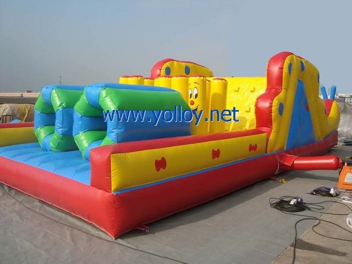 Inflatable carpenter worm slide for kids party