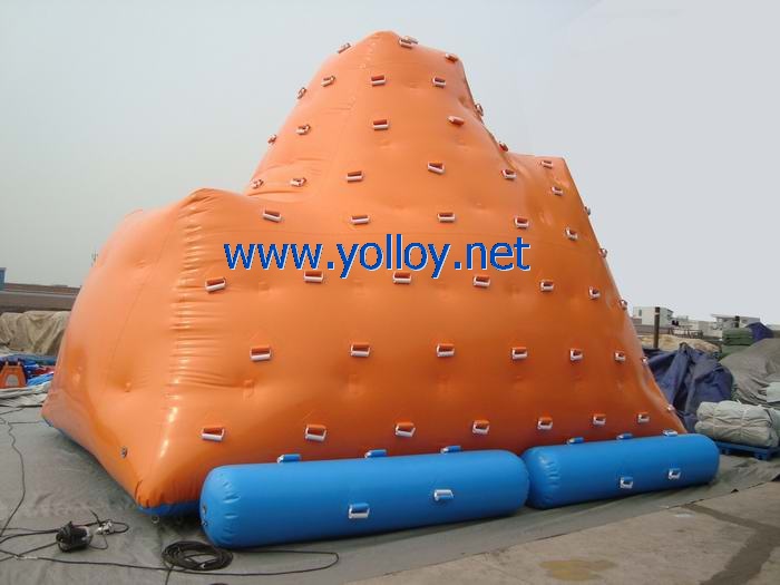 Inflatable climbing floating iceberg