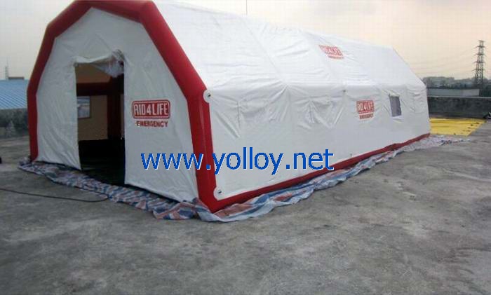 Cheap portable inflatable emergency tent for sale