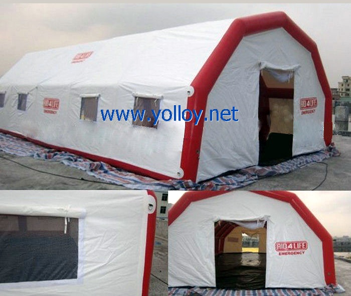 Cheap portable inflatable emergency tent for sale