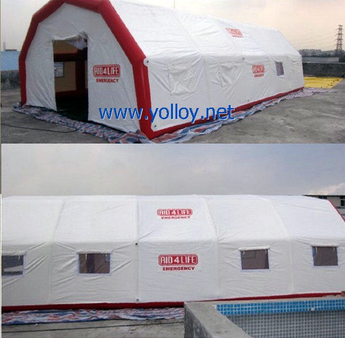 Cheap portable inflatable emergency tent for sale
