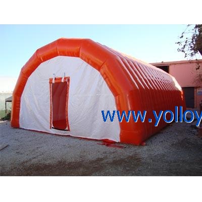 Durable portable inflatable medical tent for emergency