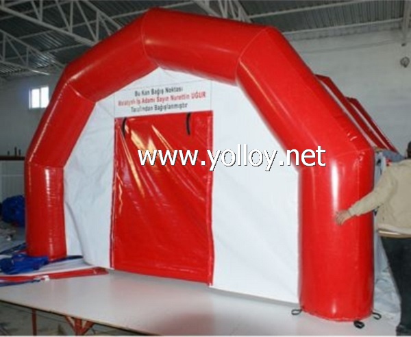 inflatable mobile hospital for emergency first aid