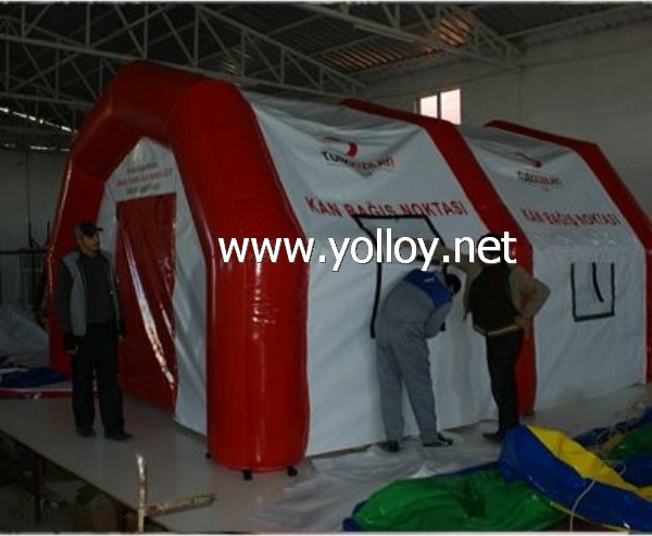 inflatable mobile hospital for emergency first aid