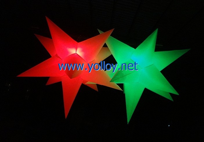 inflatable lighting star