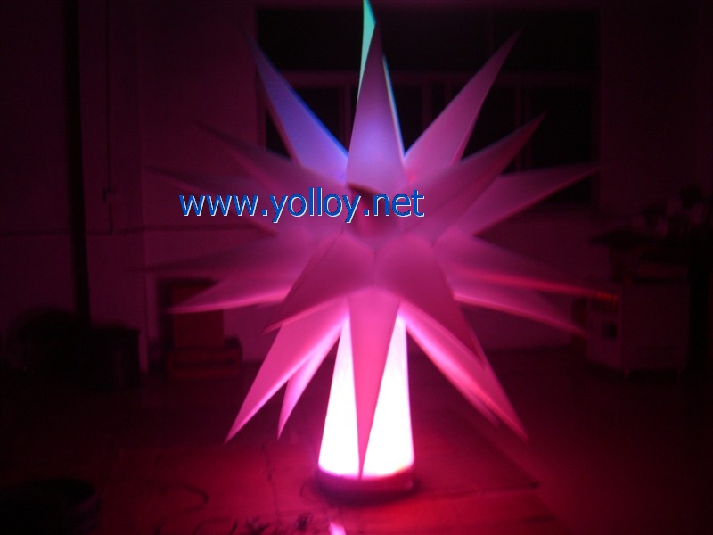 lighting change inflatable star for event party