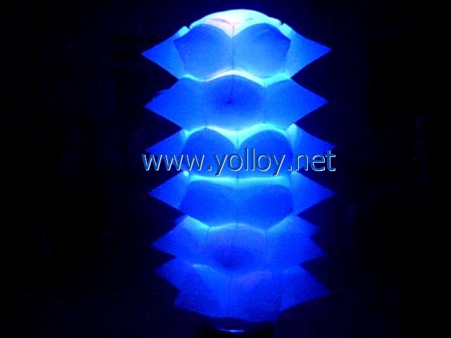 8ft tall inflatable spiked tower lighting