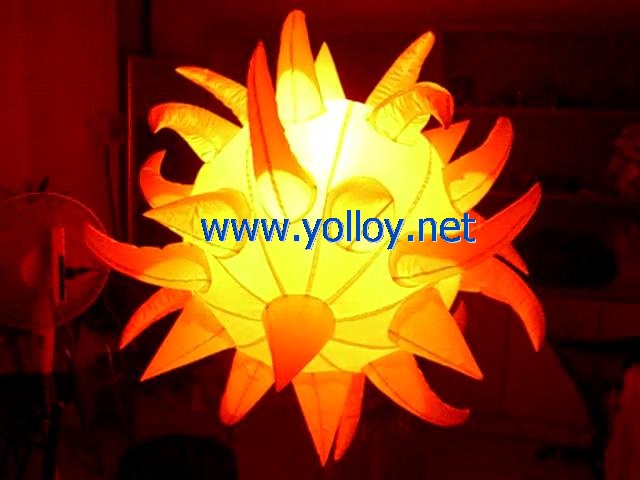 portable inflatable sun flower