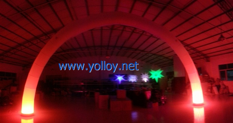 event inflatable archway with led light