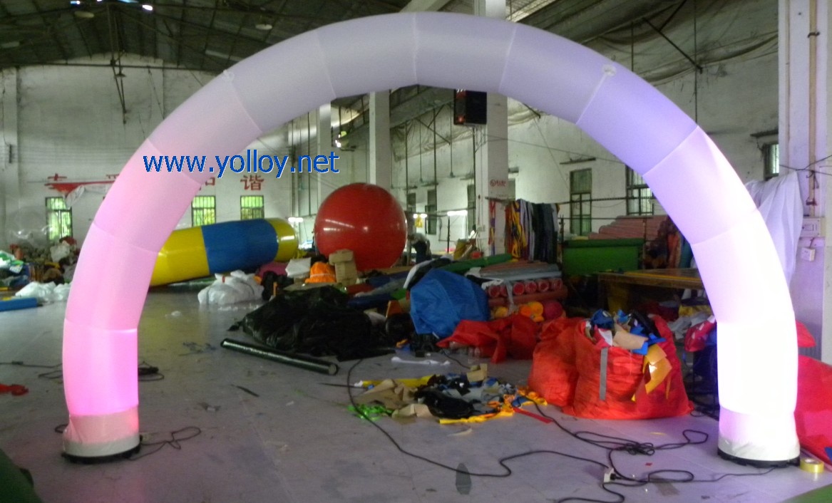 event inflatable archway with led light