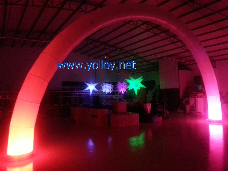 event inflatable archway with led light