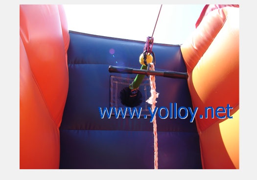 zip line adventure experience in portable Zip Line Inflatable