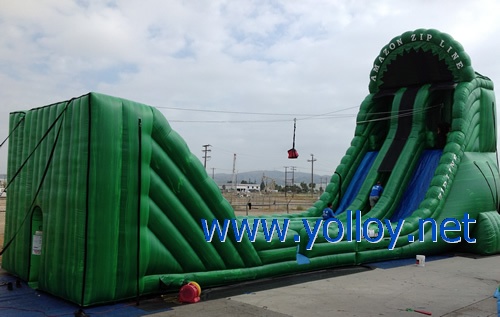 amazon zip line inflatable for kids party business rental