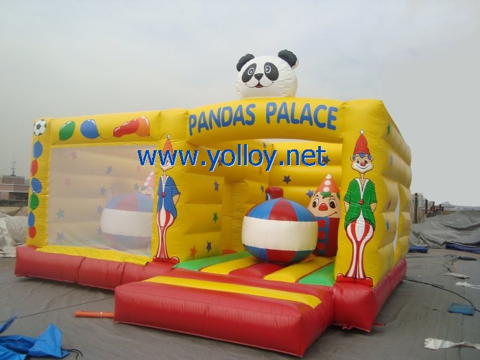 Panda inflatable jump castle bouncy game for rentals