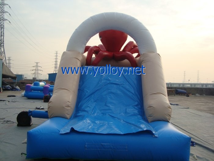 Giant octopus inflatable bouncy bounce castles