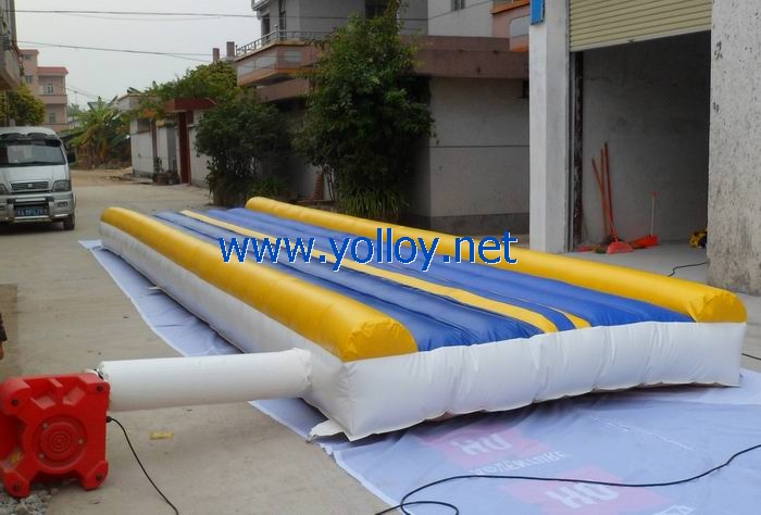 Tumble track inflatable air mat for gymnastics