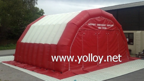 emergency shelter service air inflate tent