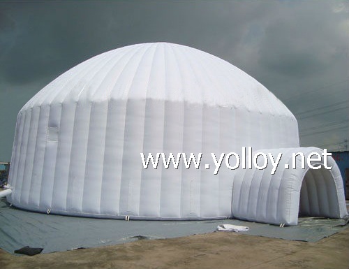 inflable igloo white dome tent