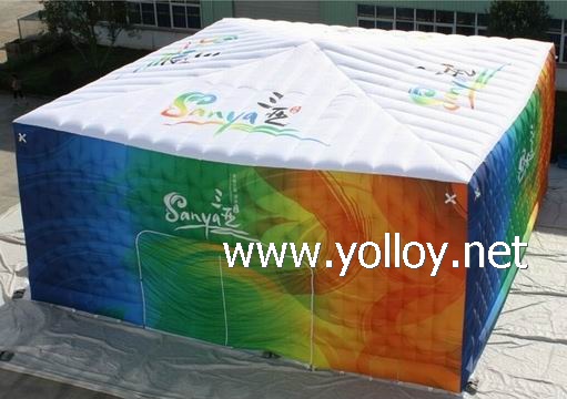 Colorful Cube Air Tent