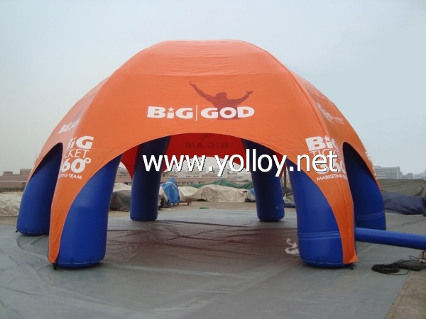 Inflatable spider dome for promotion event