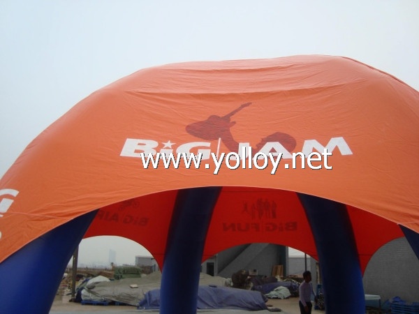 Inflatable spider dome for promotion event