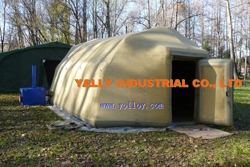 cold resistant inflatable air tight tent work in cold weather