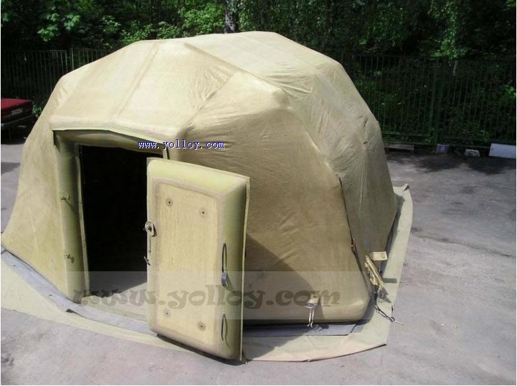 cold resistant inflatable air tight tent work in cold weather