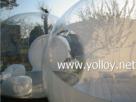 Double Inflatable Bubble Lodge Tents