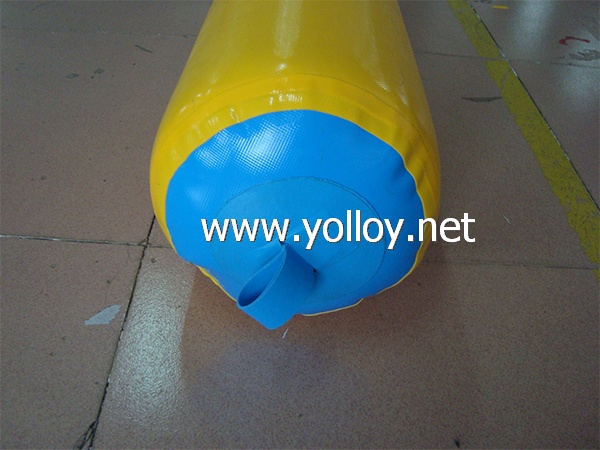 Inflatable pipe stick on water park