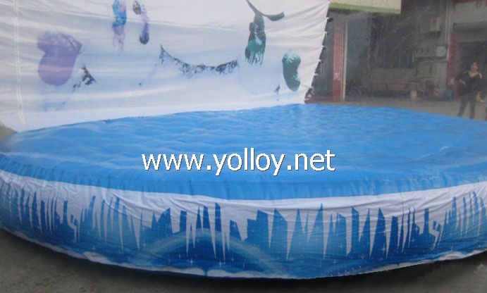 large inflatable life size snow globes or domes