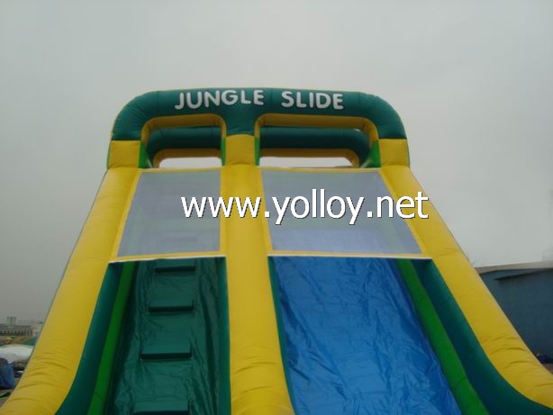 classic inflatable jungle slide