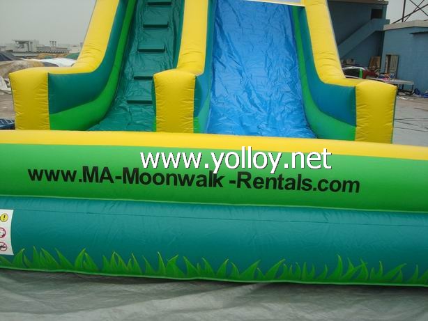 classic inflatable jungle slide
