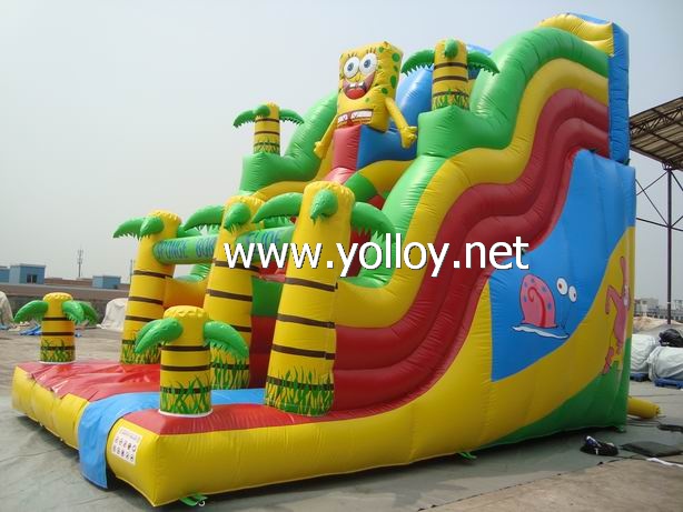 sponge bob commerical grade inflatable slide