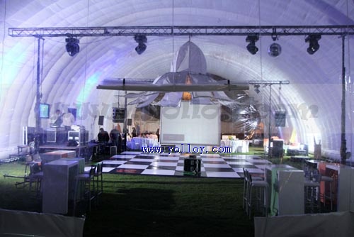 large inflatable light tent