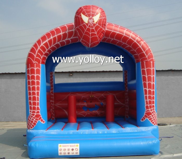 inflatable bouncer spider man moonwalk jump house