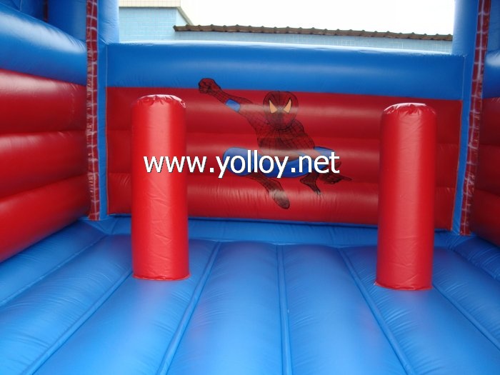 inflatable bouncer spider man moonwalk jump house