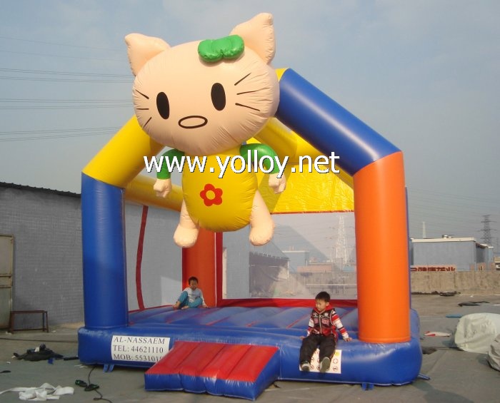 Inflatable bouncer house hello kitty moonwalks