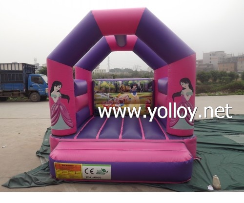 bouncy castle pink princess story kids moonwalk