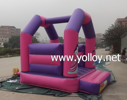 bouncy castle pink princess story kids moonwalk