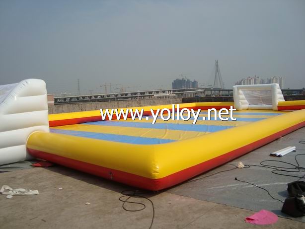 Inflatable Soccer Arena with goal post