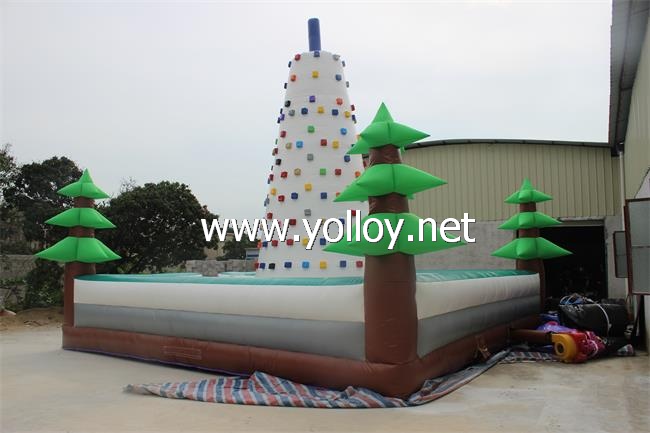 inflatable climbing mountain game indoor rock