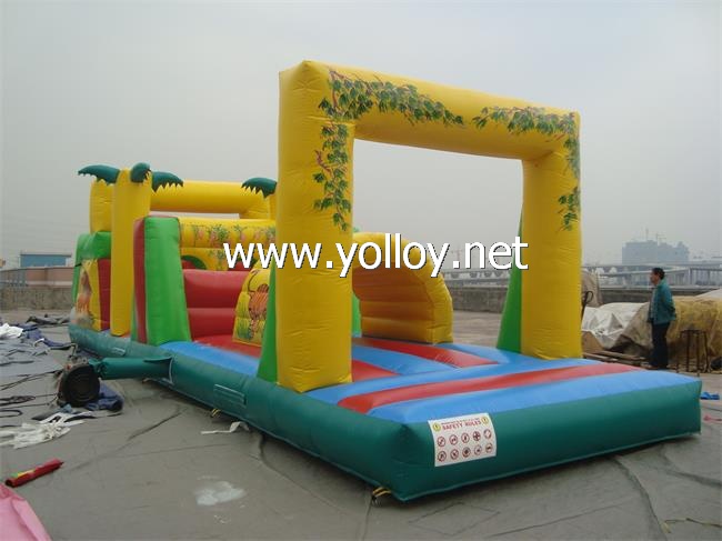 Creative inflatable Obstacle jumping Course for kids