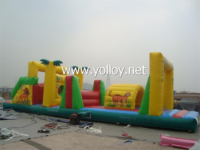 Creative inflatable Obstacle jumping Course for kids